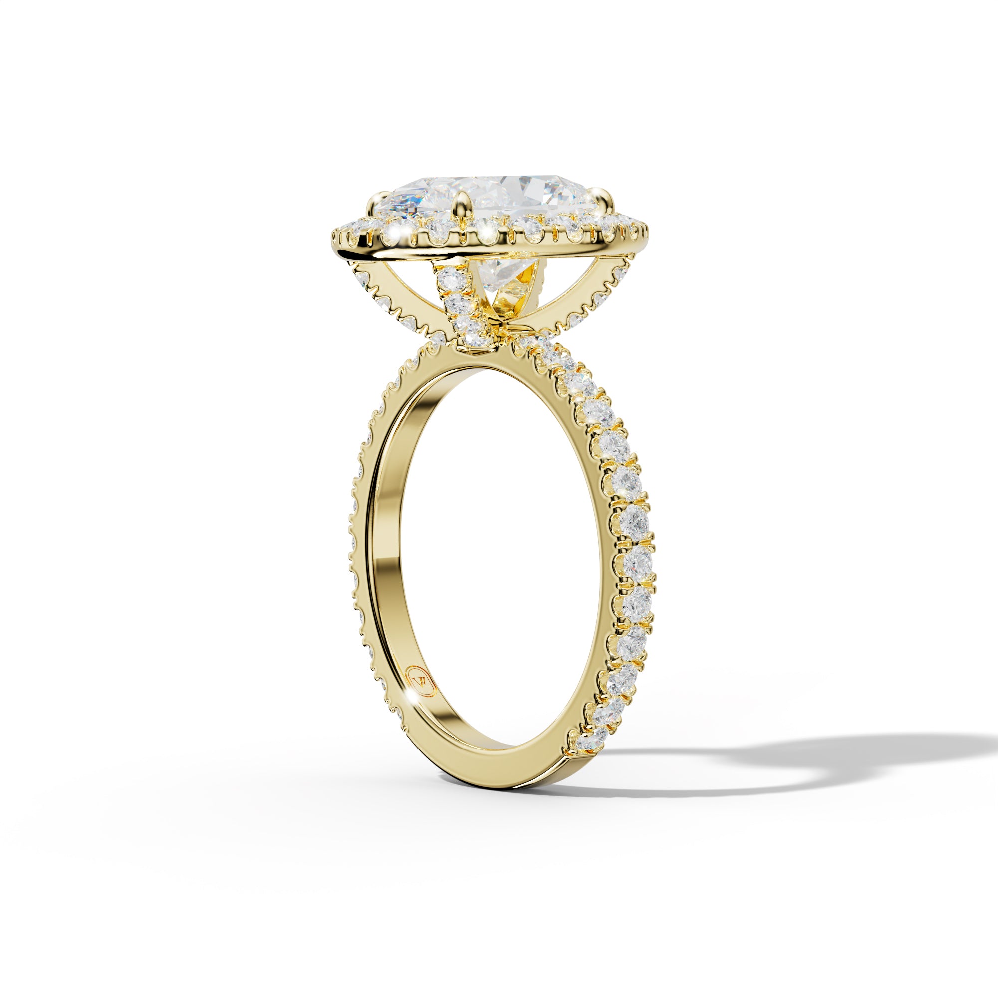 Sadie Oval Diamond Engagement Ring